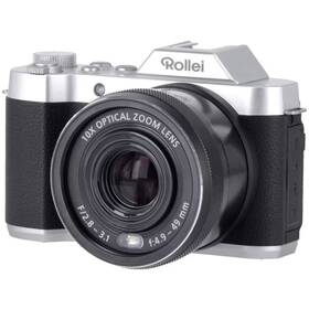 Digitální fotoaparát Rollei Powerflex 10x Retro černá barva

