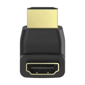 Redukce Hama HDMI adaptér pravouhlý, 90° černá

