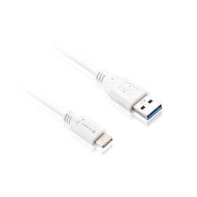 Kabel GoGEN USB/USB-C, 1m bílý

