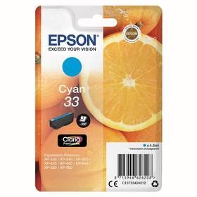 Inkoustová náplň Epson 33, 300 stran azurová

