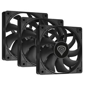 Ventilátor Genesis OXAL 120, 3-Pack černý

