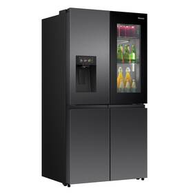 Americká lednice Hisense RQ600P7SKE tmavá ocel nerezová

