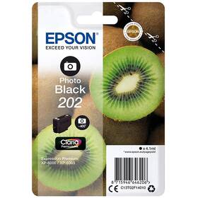 Inkoustová náplň Epson 202, 400 stran - foto černá 

