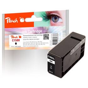 Inkoustová náplň Peach Canon PGI-1500XL,1685 stran černá

