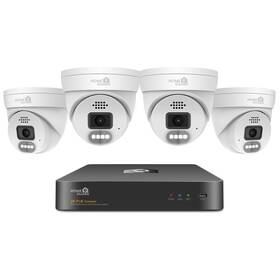 Kamerový systém iGET HOMEGUARD HGNVK84804 (NVR + 4x kamera) bílý

