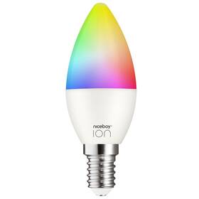 Chytrá žárovka Niceboy ION SmartBulb RGB E14, 6W 

