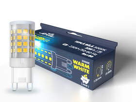 Žárovka LED ETA EKO LEDka bodová 3W, G9, teplá bílá 
