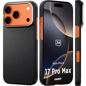 Kryt na mobil 3mk HARDY Aramid MagCase na Apple iPhone 17 Pro Max černý

