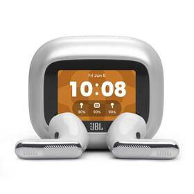 Sluchátka JBL Live Flex4 stříbrná

