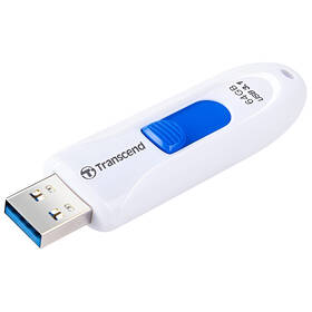 USB Flash Transcend 64GB USB 3.1 bílá/modrá

