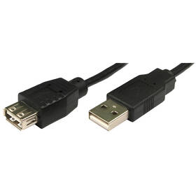 Kabel AQ prodlužovací USB 2.0 F/M, 1,8 m 

