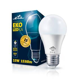 Žárovka LED ETA EKO LEDka klasik 15W, E27, neutrální bílá 

