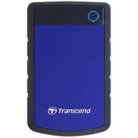 Externí pevný disk 2,5" Transcend 25H3B 2TB, USB 3.0 (3.1 Gen 1) černý/modrý

