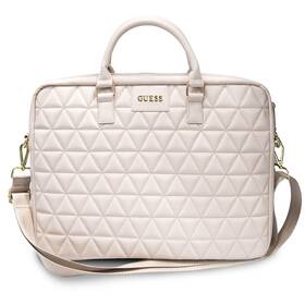 Brašna na notebook Guess Quilted 15" růžové

