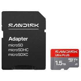 Paměťová karta SANDISK 1,5TB UHS-I U1 (200R) + SD apaptér 

