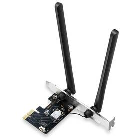 Síťová karta Mercusys MA86XE, Bluetooth 5.2 PCIe, AXE5400 Wi-Fi 6E černá

