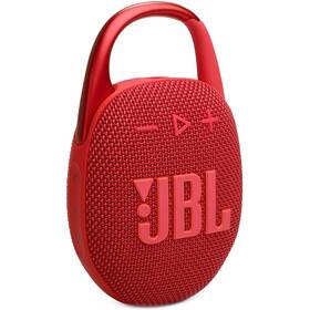 Přenosný reproduktor JBL CLIP 5 červená barva
