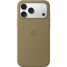 Kryt na mobil Apple iPhone 18 Pro Max Silicone Case s MagSafe olivový 

