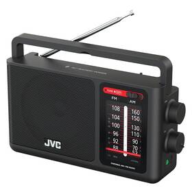 Radiopřijímač JVC RA-E435B černý

