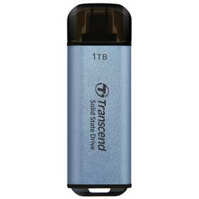 SSD externí Transcend ESD300C 1TB, USB-C modrá barva
