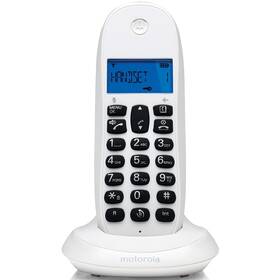 Domácí telefon Motorola C1001CB+ bílý

