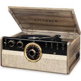 Gramofon Victrola VTA-270B Empire hnědý

