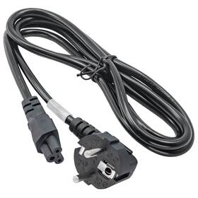 Kabel Akyga napájecí pro NTB, 1,5m černá barva

