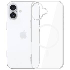 Kryt na mobil 3mk Clear MagCase na Apple iPhone 16 průhledný

