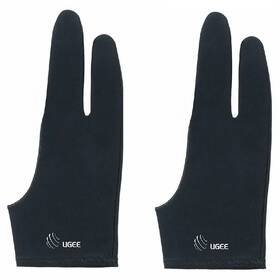Rukavice UGEE Art Glove, 2 ks černé

