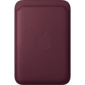 Peněženka Apple iPhone FineWoven s MagSafe burgundsky červená 

