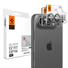 Tvrzené sklo Spigen tR EZ Fit Optik Pro na Apple iPhone Duo (2 ks) bílé

