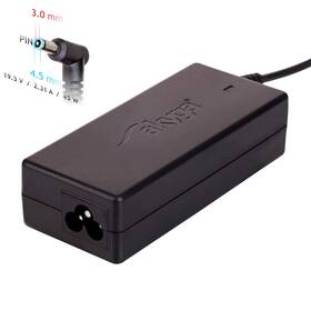 Napájecí adaptér Akyga pro notebook 19.5V/2.31A/42W 4.5x3.0 mm + pin Dell 1.2m 

