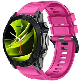 Řemínek Mobile Origin Easy Strap Silicone Watch 26mm růžový

