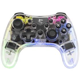 Gamepad White Shark LEGION, pro PC, PS3/PS4, Android, IOS průhledný

