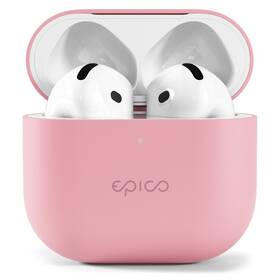 Pouzdro Epico Silicone pro Apple AirPods 4 růžové

