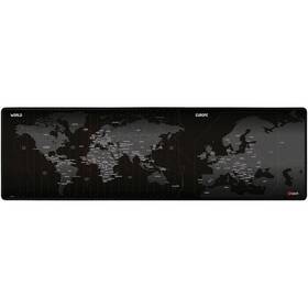 Podložka pod klávesnici a myš C-Tech MP-01W, 90×27 cm, World černá

