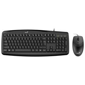 Klávesnice s myší Genius Smart KM-200, copilot, USB, CZ+SK layout černá

