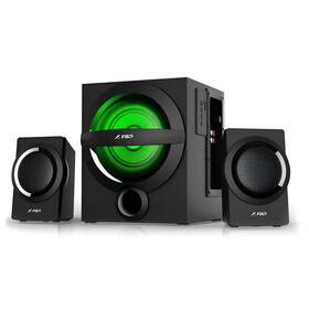 Reproduktory Fenda F&D A140X 2.1, bluetooth, rádio, USB, dálkové ovládání černé

