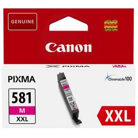 Inkoustová náplň Canon CLI-581XXL M, 367 stran purpurová

