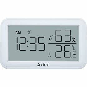Teploměr Airbi INDOOR, vlhkoměr bílý

