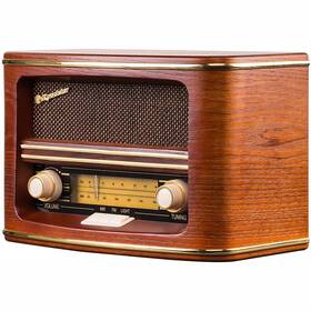 Radiopřijímač Roadstar HRA-1500/N hnědá barva
