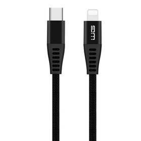 Kabel WG USB-C/Lightning MFi, 20cm černý

