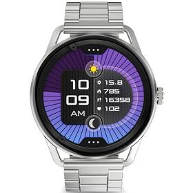 Chytré hodinky Aligator Watch AMOLED PRO stříbrné

