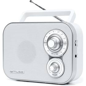 Radiopřijímač MUSE M-051 RW bílý


