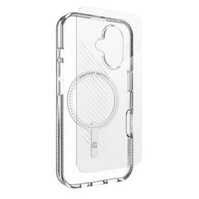 Kryt na mobil ZAGG Luxe Snap na Apple iPhone 16, Bundle + tvrzené sklo průhledný

