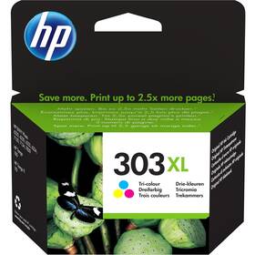 Inkoustová náplň HP 303XL, 415 stran vícebarevná

