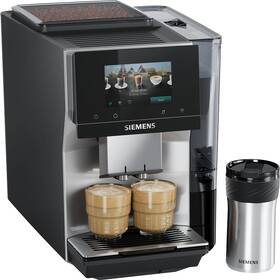 Automatický kávovar Siemens TP725ET7 černý/nerez

