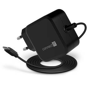 Napájecí adaptér Connect IT C-Power Mini univerzální pro notebooky USB-C, PD 67 W 

