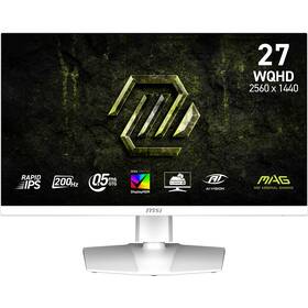 Herní monitor MSI MAG 274QRFW E20 bílý

