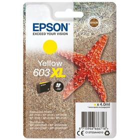Inkoustová náplň Epson T603XL, 350 stran žlutá

